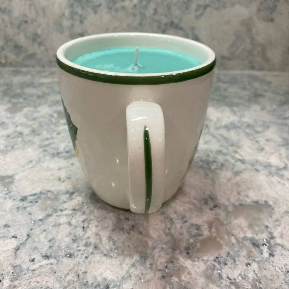Pine Mist Snowman Candle